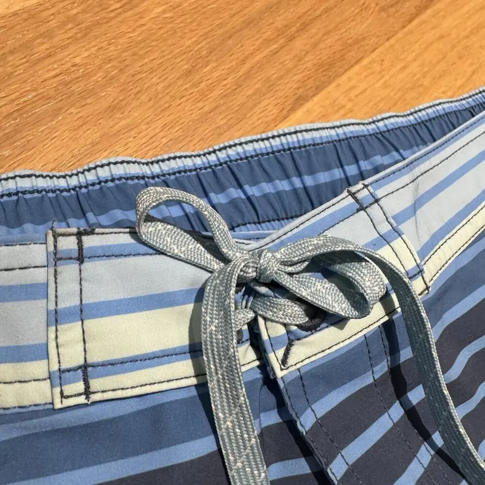 Southern Tide Wateree Stripe Water Short Aged Denim XXL NEW
